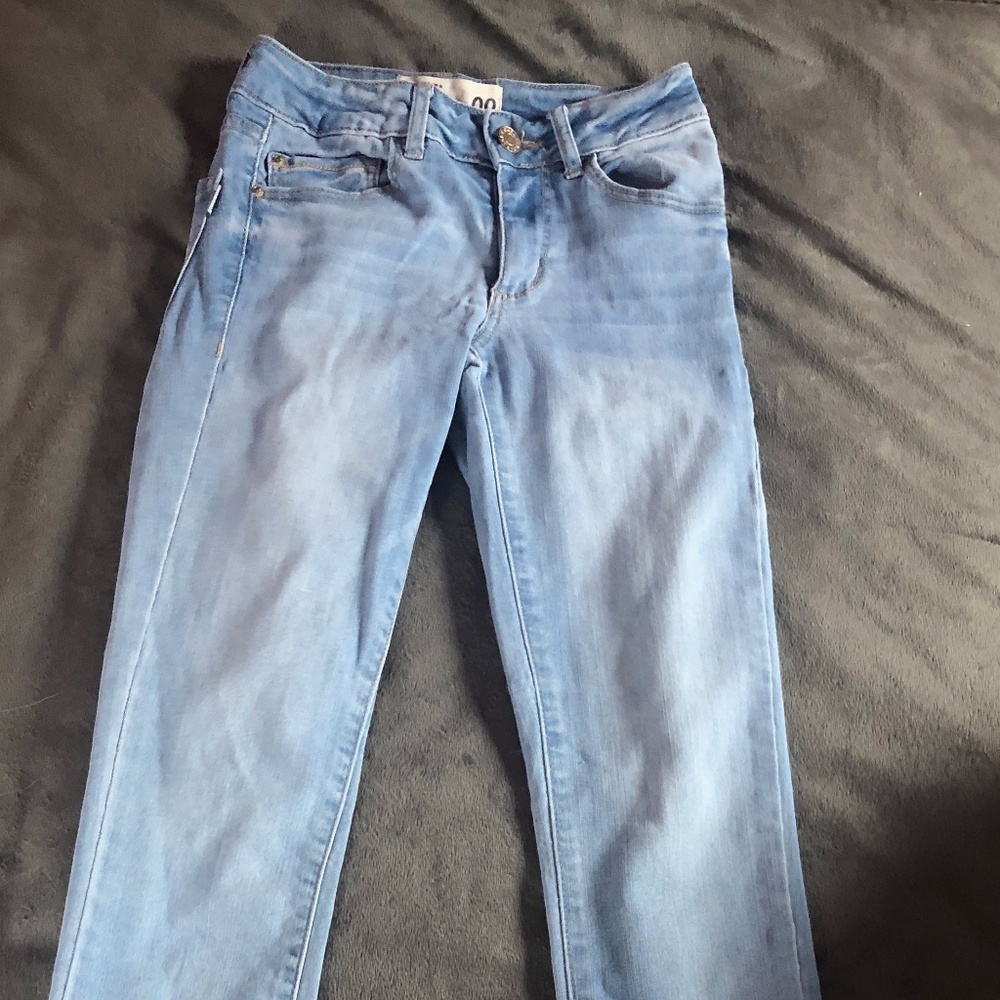 Garage light wash high waist jeans